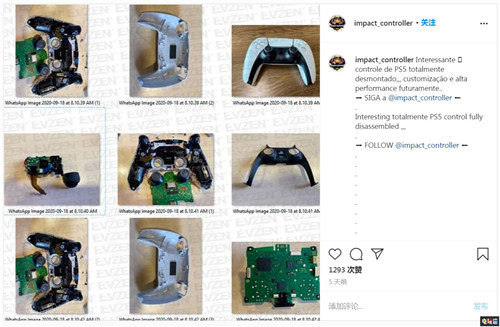 玩家公開PS5手柄拆解圖 扳機(jī)索尼下足了功夫 索尼 DualSense PS5 電玩迷資訊  第2張