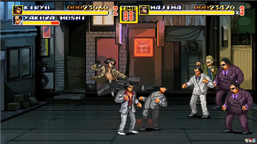 世嘉推出怒之鐵拳×如龍像素游戲《神室町街頭》 真島吾郎 桐生一馬 怒之鐵拳 如龍 60周年 世嘉 STEAM/Epic  第1張