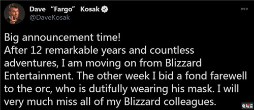 前暴雪《爐石傳說(shuō)》首席任務(wù)設(shè)計(jì)師離職 曾任職12年 暴雪 爐石傳說(shuō) 魔獸世界 電玩迷資訊  第2張