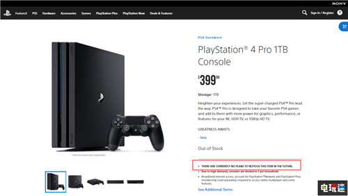 索尼直營店不再出售PS4Pro 或?qū)⑼．a(chǎn) 索尼 PS5 PS4Pro 索尼PS  第1張