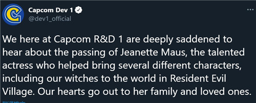 《生化危機8》女巫真人演員罹患結腸癌離世 年僅39歲 單機游戲 Jeanette Maus 卡普空 生化危機8 電玩迷資訊 第4張 《生化危機8》女巫真人演員罹患結腸癌離世 年僅39歲 單機游戲 Jeanette Maus 卡普空 生化危機8 電玩迷資訊 第4張