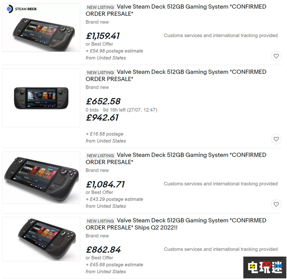 V社掌機Steam Deck首發(fā)破10萬臺 黃牛遍地走 黃牛 Steam Deck 掌機 Valve Steam STEAM/Epic  第3張