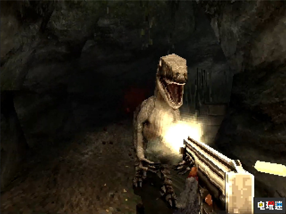 致敬恐龍危機FPS新作《復合骨折》公開 老味道畫風 FPS 低多邊形 復古 復合骨折 恐龍危機 STEAM/Epic  第1張