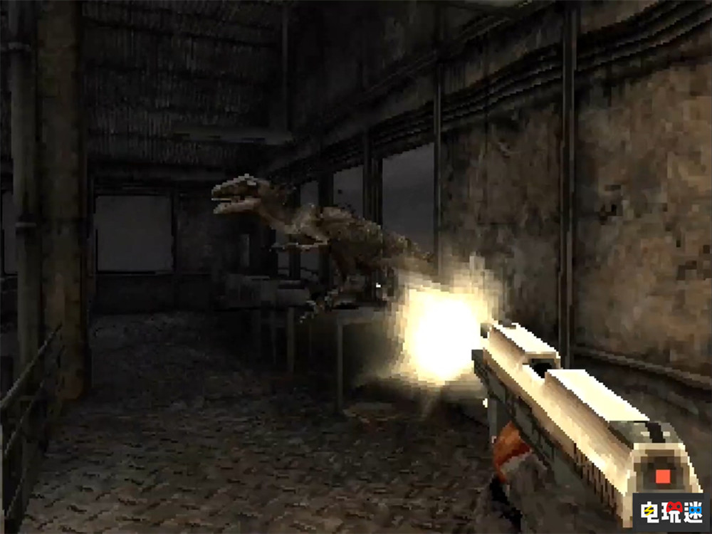 致敬恐龍危機FPS新作《復合骨折》公開 老味道畫風 FPS 低多邊形 復古 復合骨折 恐龍危機 STEAM/Epic  第6張