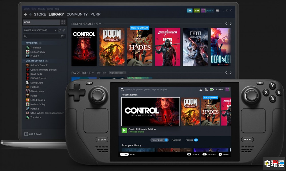 V社檢查Steam游戲庫 驗證Steam Deck掌機兼容性 分四類很直觀 游戲兼容性 掌機 游戲硬件 Steam Deck Valve Steam STEAM/Epic  第3張
