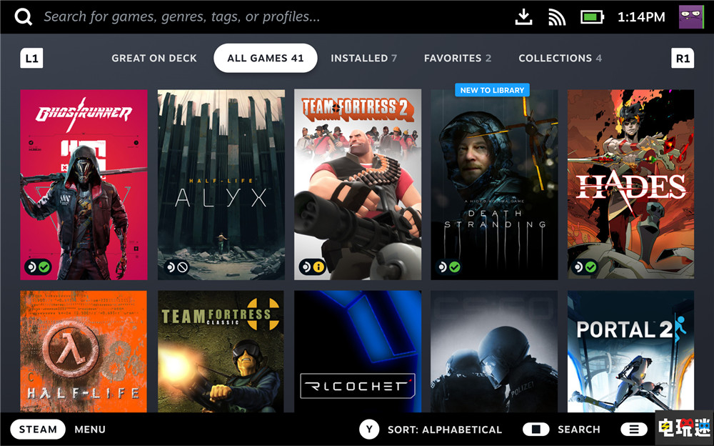 V社檢查Steam游戲庫 驗證Steam Deck掌機兼容性 分四類很直觀 游戲兼容性 掌機 游戲硬件 Steam Deck Valve Steam STEAM/Epic  第2張