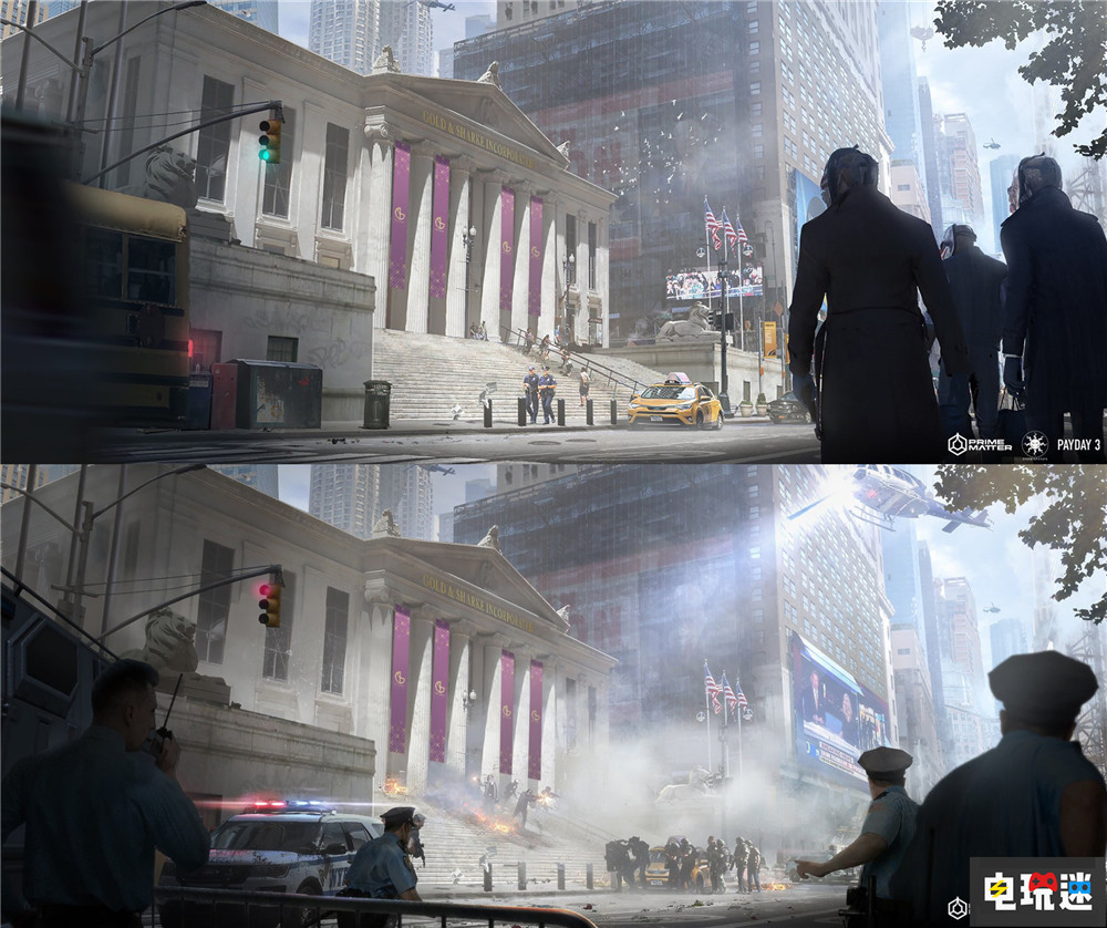 《收獲日3》新情報 目標數字時代的紐約 初代老伙計重出江湖 單機聯機 收獲日 Starbreeze 收獲日3 電玩迷資訊  第2張