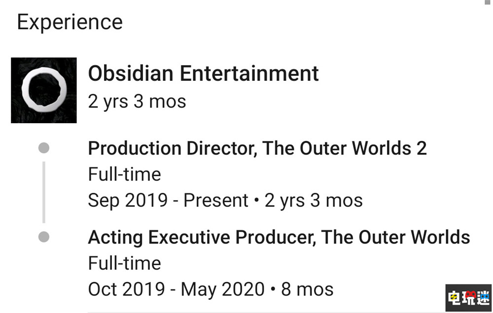 黑曜石總監(jiān)履歷爆料《天外世界2》已經(jīng)開發(fā)超過兩年了 PC Xbox 天外世界2 黑曜石娛樂 電玩迷資訊  第2張