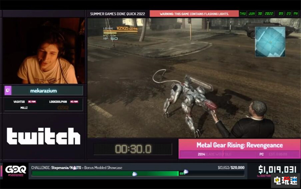 SGDQ《合金裝備崛起 復(fù)仇》DLC速通作弊者將終身禁止參加大會 GDQ SGDQ 2022 作弊 游戲速通 合金裝備崛起 復(fù)仇 電玩迷資訊  第2張