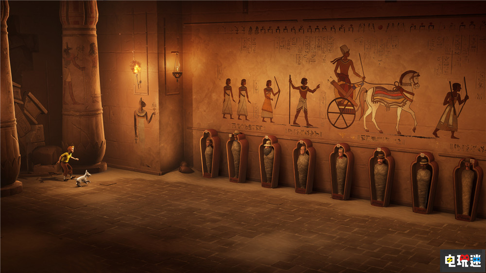 一人一狗《丁丁歷險記 法老的雪茄》同名游戲宣布2023年登陸全平臺 PC Switch XSX XboxOne PS4 PS5 冒險游戲 法老的雪茄 丁丁歷險記 電玩迷資訊  第3張