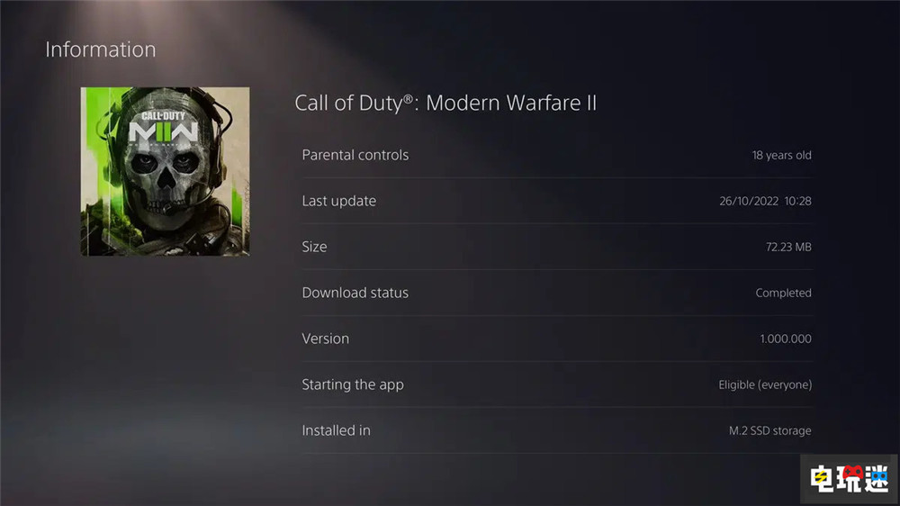 《使命召喚 現(xiàn)代戰(zhàn)爭(zhēng)2》PS5光盤(pán)只有72MB數(shù)據(jù) 剩下都要自己下載 實(shí)體游戲 PS5 動(dòng)視暴雪 FPS 現(xiàn)代戰(zhàn)爭(zhēng)2 使命召喚 索尼PS 第2張 《使命召喚 現(xiàn)代戰(zhàn)爭(zhēng)2》PS5光盤(pán)只有72MB數(shù)據(jù) 剩下都要自己下載 實(shí)體游戲 PS5 動(dòng)視暴雪 FPS 現(xiàn)代戰(zhàn)爭(zhēng)2 使命召喚 索尼PS 第2張