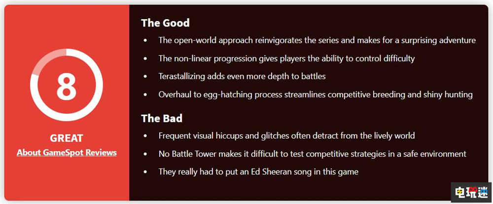 《寶可夢(mèng) 朱紫》MC綜評(píng):78分 開放世界很有趣 但游戲性能拖后腿 Metacritic MC Switch 任天堂 Pokemon 寶可夢(mèng) 朱紫 任天堂SWITCH 第4張 《寶可夢(mèng) 朱紫》MC綜評(píng):78分 開放世界很有趣 但游戲性能拖后腿 Metacritic MC Switch 任天堂 Pokemon 寶可夢(mèng) 朱紫 任天堂SWITCH 第4張