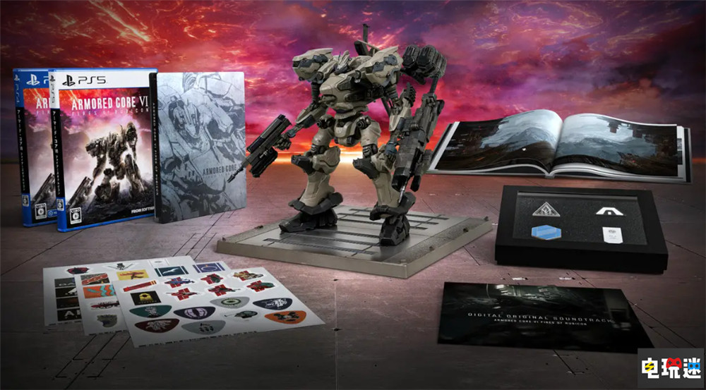 《裝甲核心6》8月25日發(fā)售 公開機甲雕像收藏版 游戲發(fā)售日 機甲游戲 萬代 境界天火 裝甲核心6 電玩迷資訊  第2張