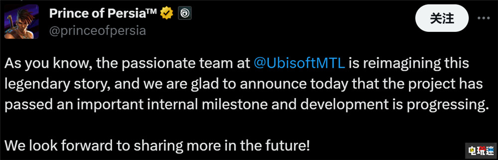 育碧稱《波斯王子：時之砂 重制版》重啟開發(fā)順利 動作游戲 育碧蒙特利爾 育碧 波斯王子：時之砂 電玩迷資訊  第2張