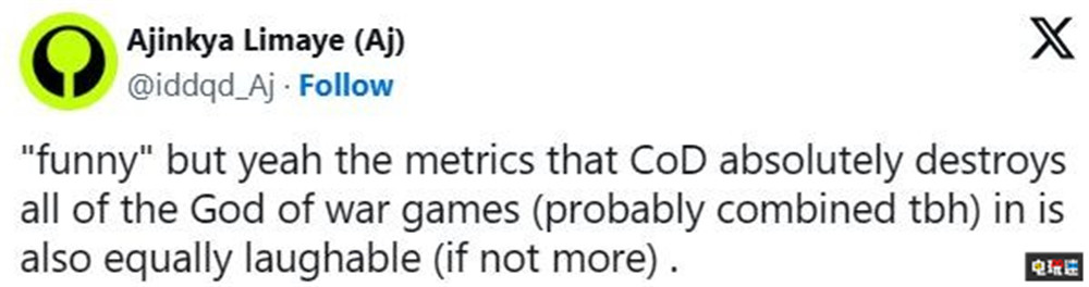 《戰(zhàn)神》奎托斯演員調(diào)侃COD20戰(zhàn)役太短 開發(fā)人員不太爽 TGA2023 Christopher Judge 戰(zhàn)神 現(xiàn)代戰(zhàn)爭3 使命召喚20 電玩迷資訊  第4張