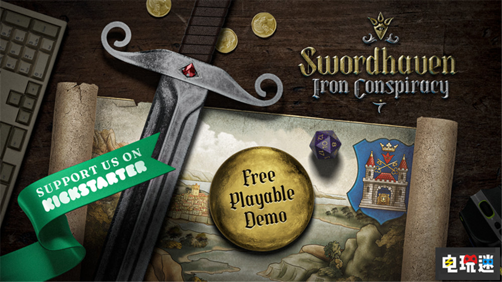 《核爆RPG》開(kāi)發(fā)商新作《Swordhaven》開(kāi)啟眾籌并推出試玩版 游戲眾籌 CRPG 奇幻 Swordhaven 核爆RPG 電玩迷資訊  第1張