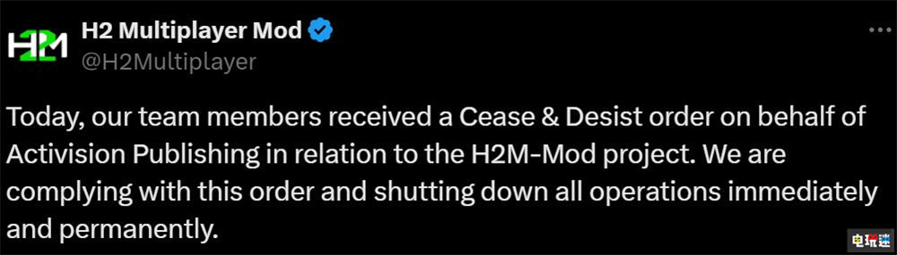 《使命召喚：現(xiàn)代戰(zhàn)爭2》多人模式mod發(fā)布前一天被動視取消 動視 FPS MOD 游戲模組 多人模式 使命召喚：現(xiàn)代戰(zhàn)爭2 電玩迷資訊  第2張