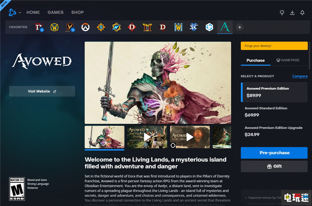 黑曜石RPG《宣誓》開(kāi)啟預(yù)售 登陸外服戰(zhàn)網(wǎng) Steam 戰(zhàn)網(wǎng) RPG 黑曜石娛樂(lè) 宣誓 電玩迷資訊  第1張