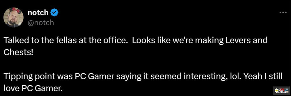 Notch食言:不做《我的世界》“精神續(xù)作” 而繼續(xù)作肉鴿地牢 RPG 地牢探索 肉鴿游戲 我的世界 Notch 電玩迷資訊 第2張 Notch食言:不做《我的世界》“精神續(xù)作” 而繼續(xù)作肉鴿地牢 RPG 地牢探索 肉鴿游戲 我的世界 Notch 電玩迷資訊 第2張