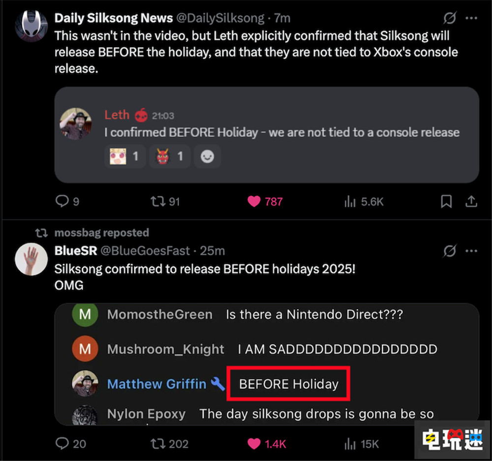 官方透露《空洞騎士:絲之歌》2025圣誕節(jié)前發(fā)售 Xbox Ally 動作游戲 空洞騎士:絲之歌 電玩迷資訊 第2張 官方透露《空洞騎士:絲之歌》2025圣誕節(jié)前發(fā)售 Xbox Ally 動作游戲 空洞騎士:絲之歌 電玩迷資訊 第2張