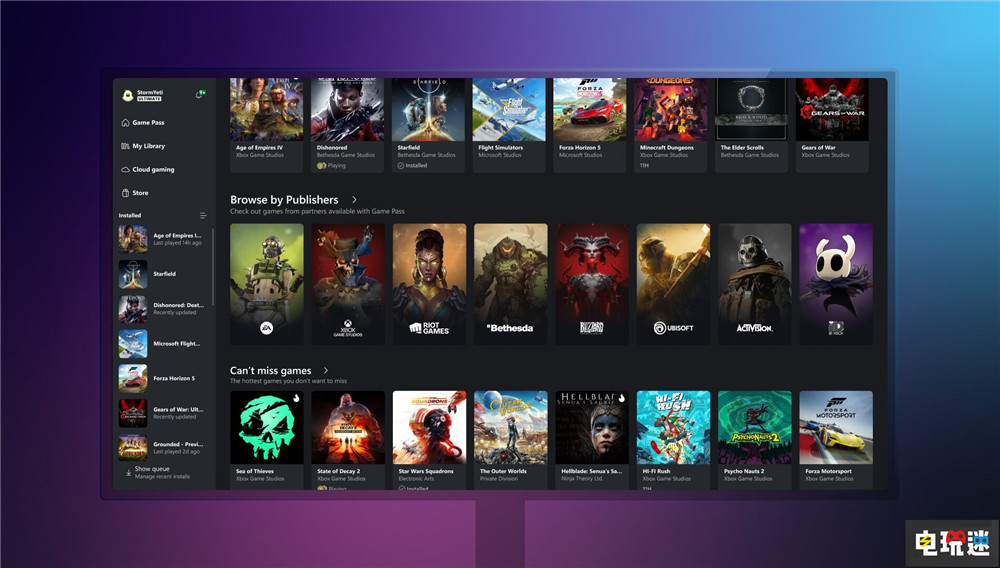 微軟Xbox推出聚合游戲庫預(yù)覽版 支持Win11與掌機 XGP 聚合游戲庫 掌機 Windows 11 Xbox 微軟 微軟XBOX  第3張