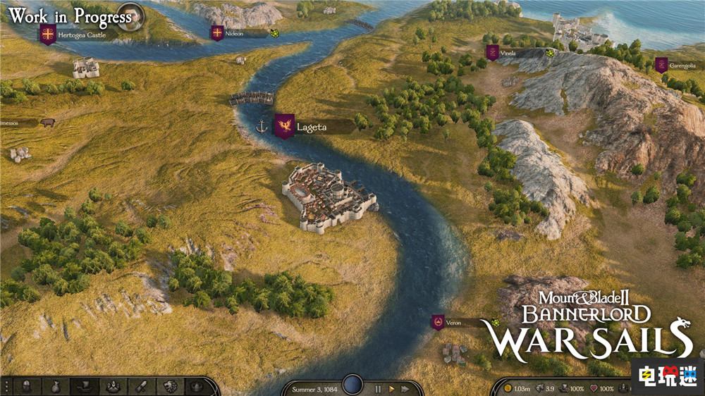 《騎馬與砍殺2：霸主》海戰(zhàn)DLC將拓寬原有內(nèi)陸河流航船 戰(zhàn)帆 海戰(zhàn)DLC 騎馬與砍殺2：霸主 電玩迷資訊  第5張