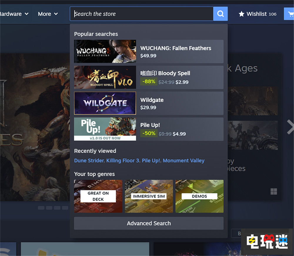 Steam推出新商店界面:取消首頁左側(cè)選項欄 增強(qiáng)搜索 PC游戲 Steam Valve STEAM/Epic 第4張 Steam推出新商店界面:取消首頁左側(cè)選項欄 增強(qiáng)搜索 PC游戲 Steam Valve STEAM/Epic 第4張