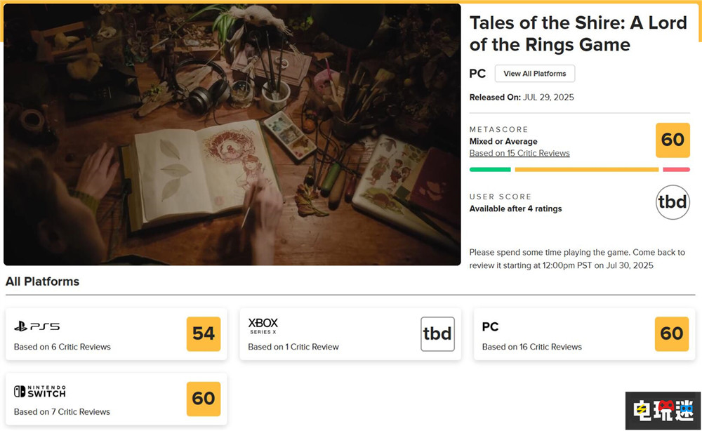 《指環(huán)王:夏爾傳說(shuō)》MTC:60分 性能糟糕 沉浸感不足 魔戒 游戲評(píng)分 Metacritic 指環(huán)王:夏爾傳說(shuō) 電玩迷資訊 第2張 《指環(huán)王:夏爾傳說(shuō)》MTC:60分 性能糟糕 沉浸感不足 魔戒 游戲評(píng)分 Metacritic 指環(huán)王:夏爾傳說(shuō) 電玩迷資訊 第2張