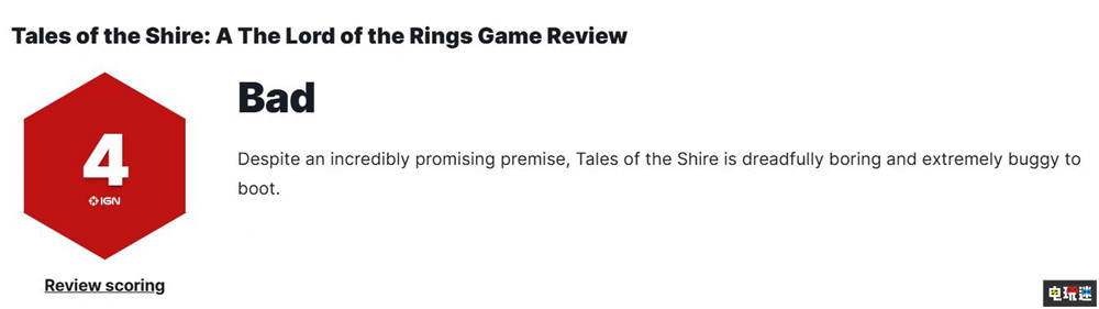 《指環(huán)王:夏爾傳說(shuō)》MTC:60分 性能糟糕 沉浸感不足 魔戒 游戲評(píng)分 Metacritic 指環(huán)王:夏爾傳說(shuō) 電玩迷資訊 第3張 《指環(huán)王:夏爾傳說(shuō)》MTC:60分 性能糟糕 沉浸感不足 魔戒 游戲評(píng)分 Metacritic 指環(huán)王:夏爾傳說(shuō) 電玩迷資訊 第3張